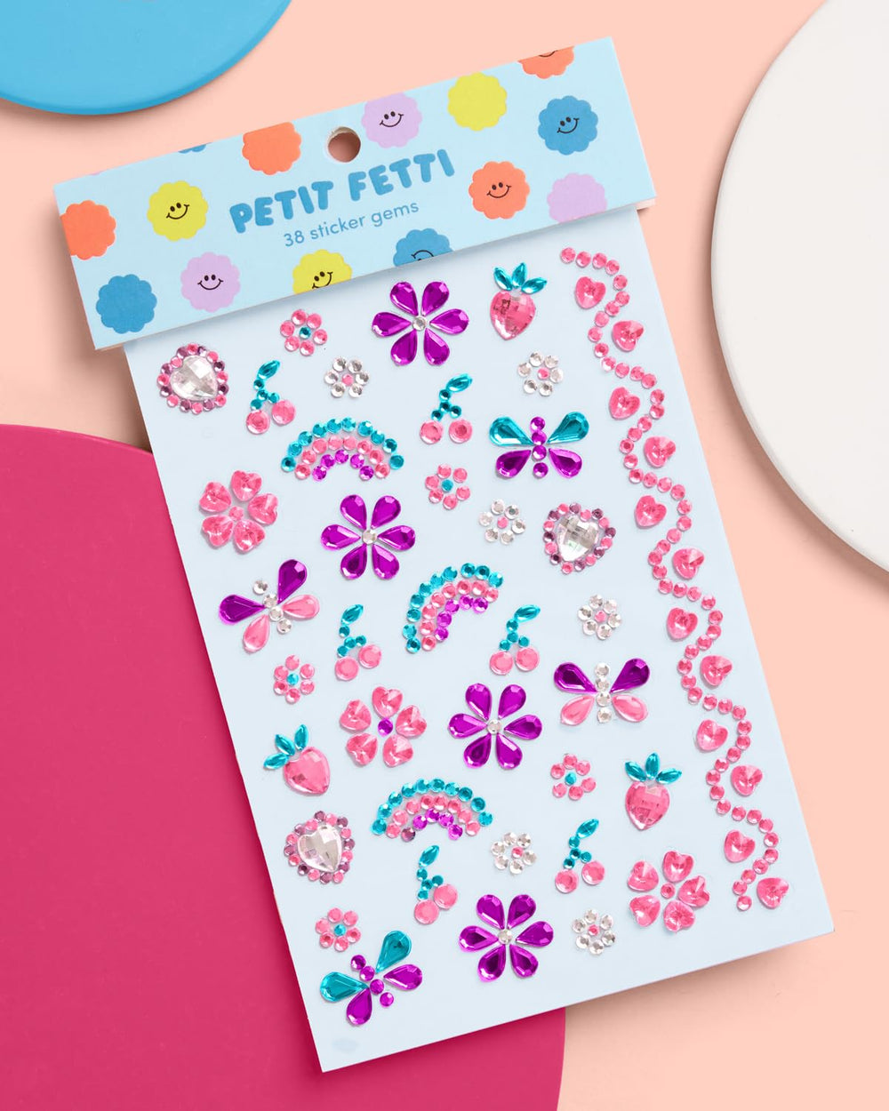 xo, Fetti 38-piece face gems set for versatile party accents