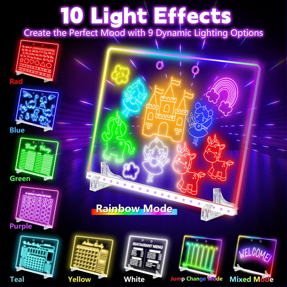 XoBathti LED board with 18 tracing sheets boosts tracing practice