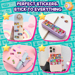Xouyhzy Surprise sticker roll crafting for quick, interactive gift ideas