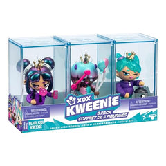 XOX Kweenie heartbreakers figure showcases glitter and liquid fill for dynamic display.