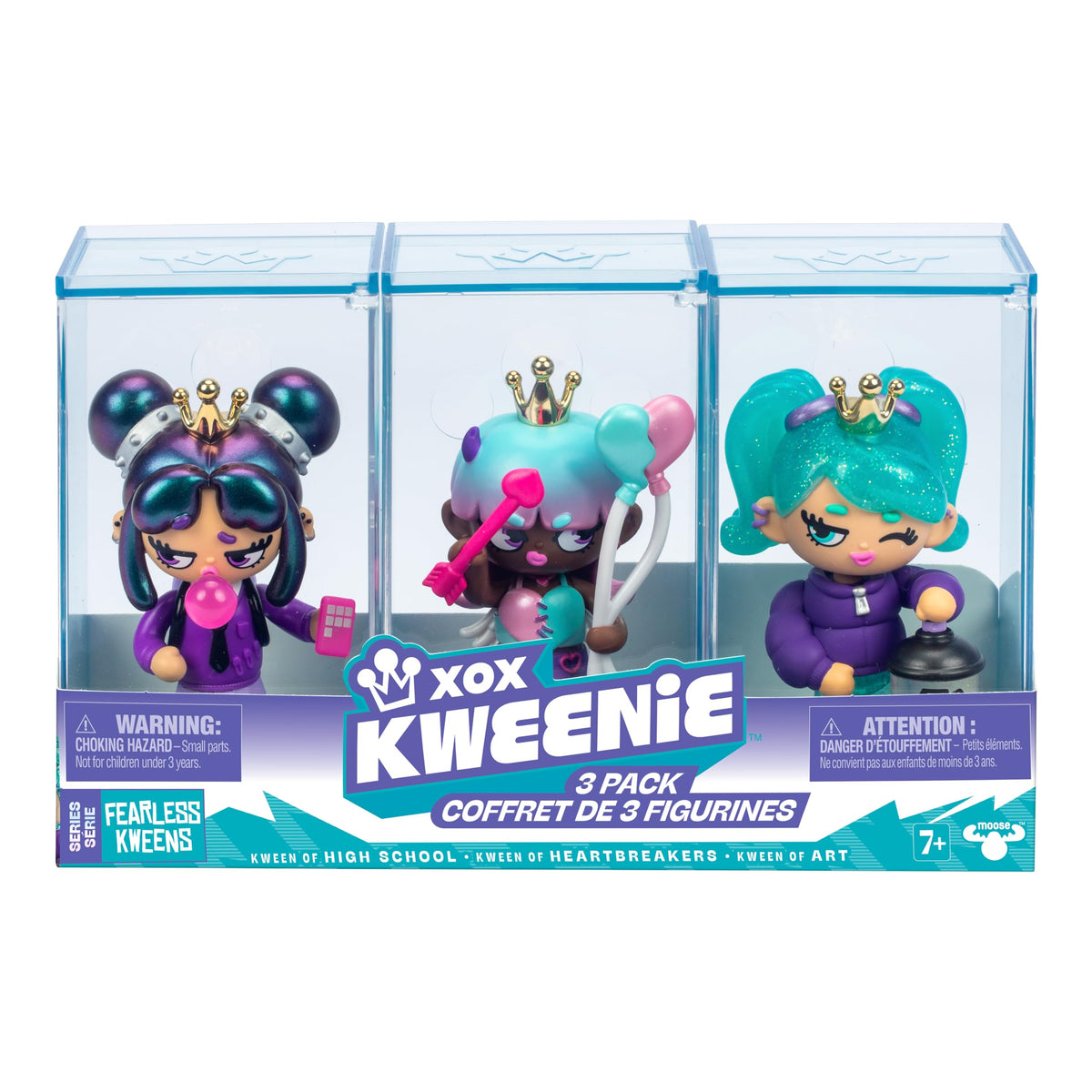 XOX Kweenie high-school figure with premium styling for display.