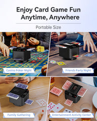 XPAW four wireless remotes simplify card drawing across players.