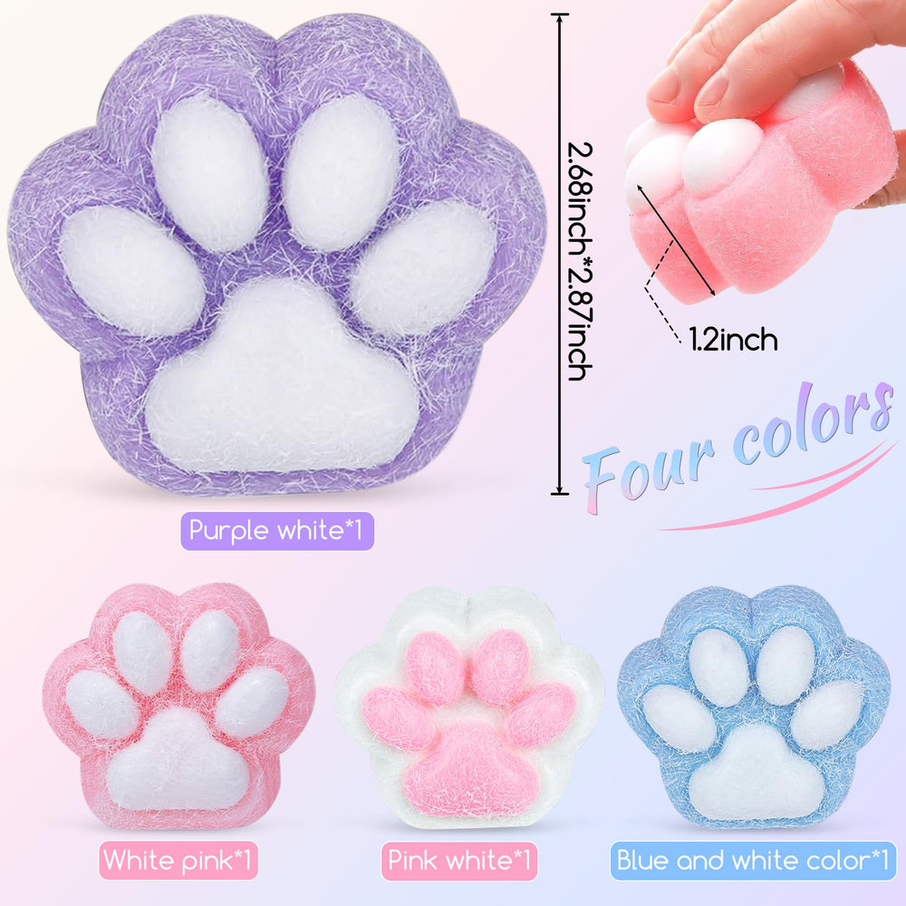 XPQKDC Soft silicone cat paw closeup highlighting plush texture and durability