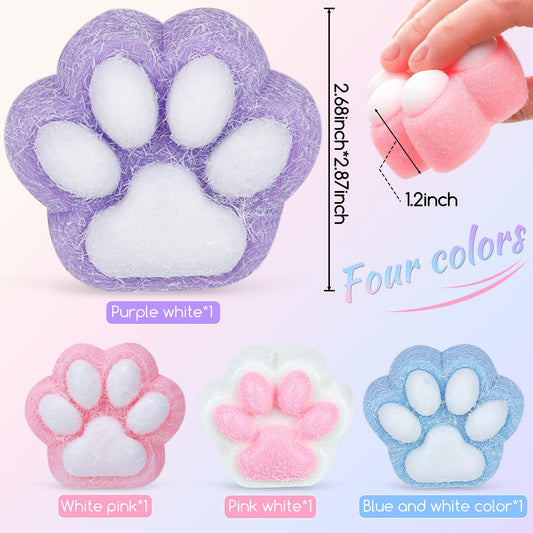 XPQKDC Soft silicone cat paw closeup highlighting plush texture and durability