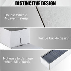 XRACV box dimensions fit standard 3-5x2-5 inch cards securely