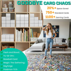 XRACV dividers labeling area for quick organization of card categories.