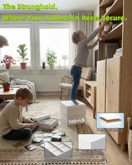XRACV dust-protected card storage keeps cards clean