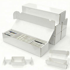 XRACV laminated trading card storage box six-pack keeps collections neatly organized.