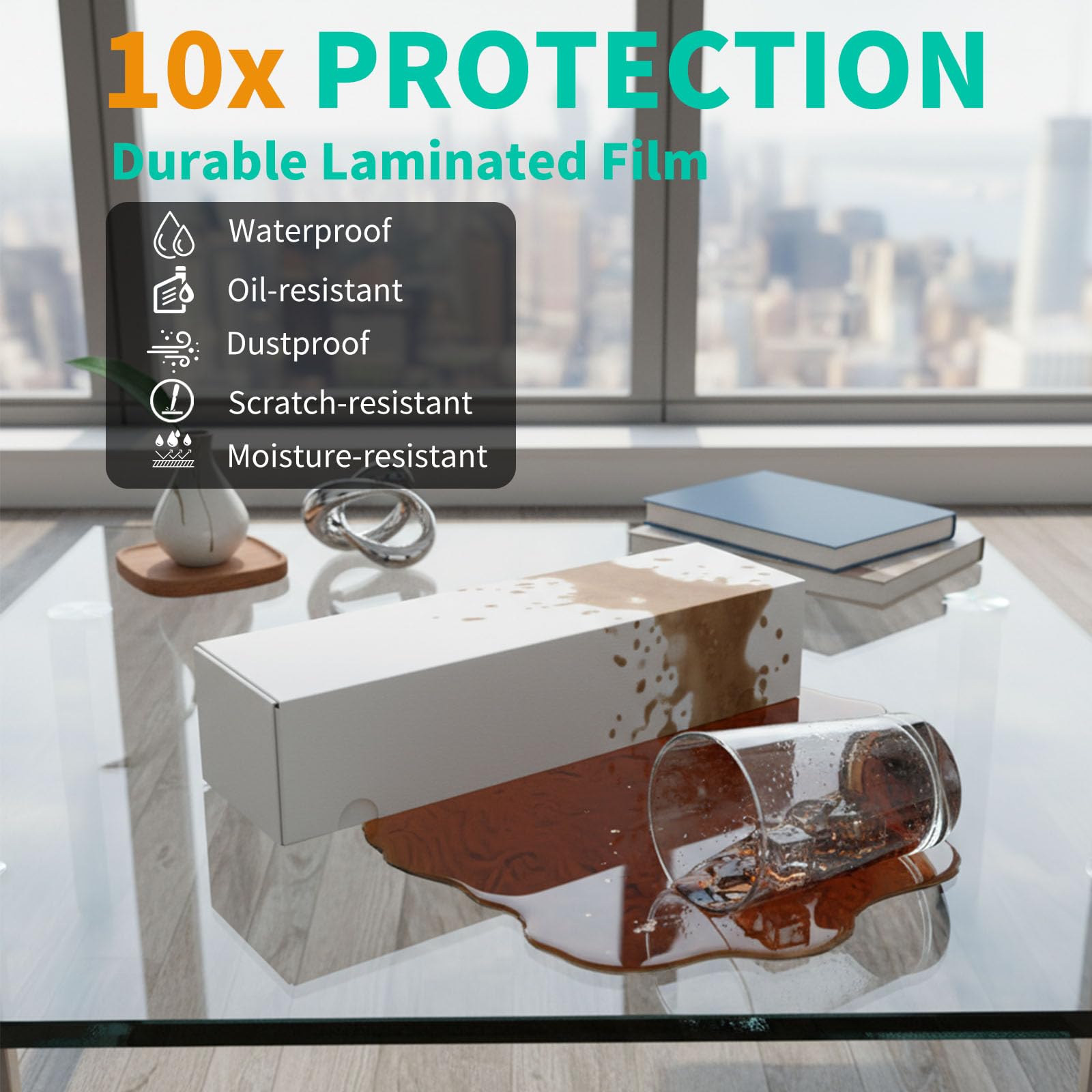 XRACV protective outer film guards against humidity and dirt.