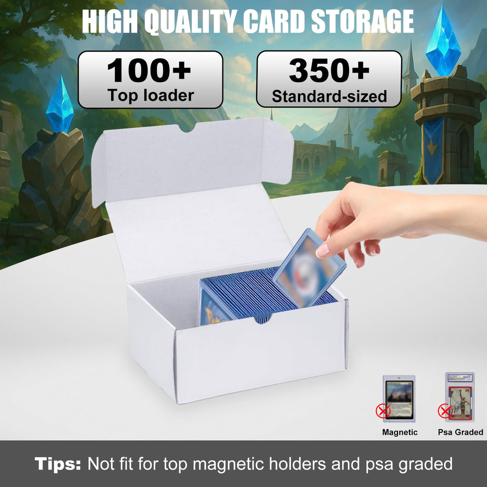 XRACV Toploader box durability provides sturdy protection for card decks.