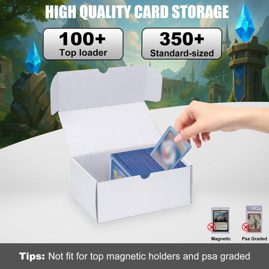 XRACV Toploader box durability provides sturdy protection for card decks.