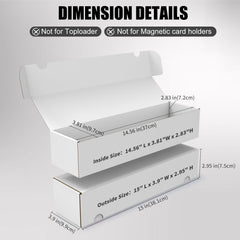 XRACV trading card box durable shell protects cards from dust and bending.