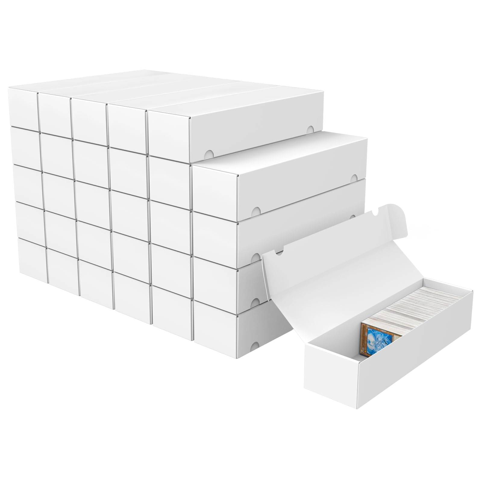XRACV trading card storage box assembly demonstrates fast setup and solid protection.