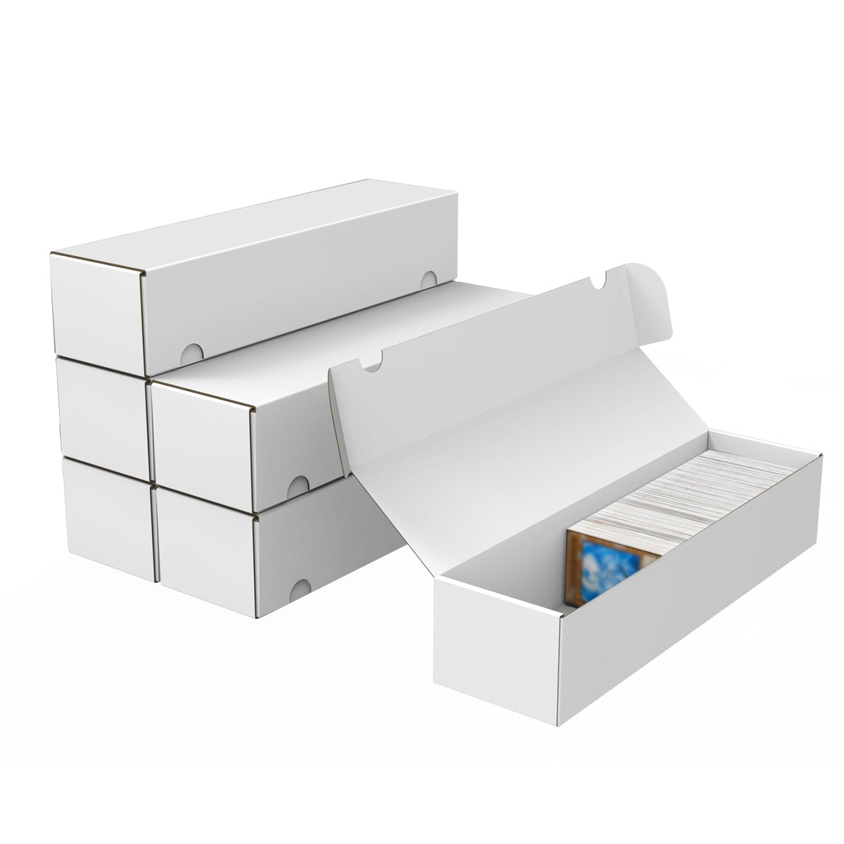 XRACV six-pack trading card storage box for bulk organization.