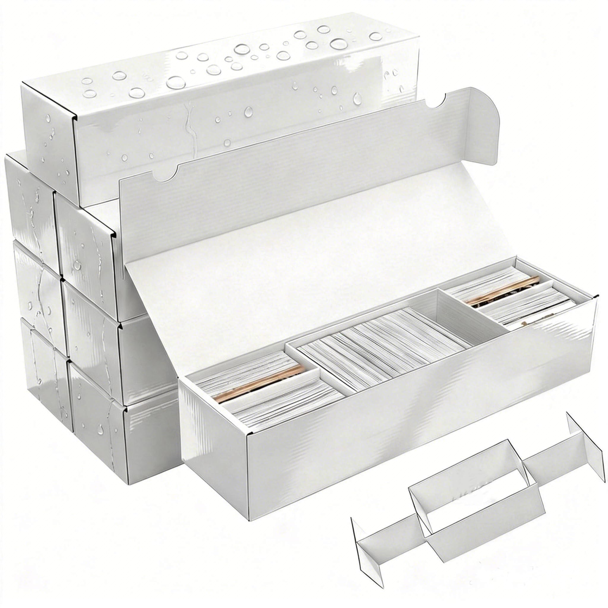 XRACV Upgraded Card Storage Box with quick assembly for fast setup