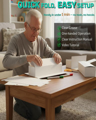 XRACV recycled cardboard box offers rigid, lightweight protection for cards