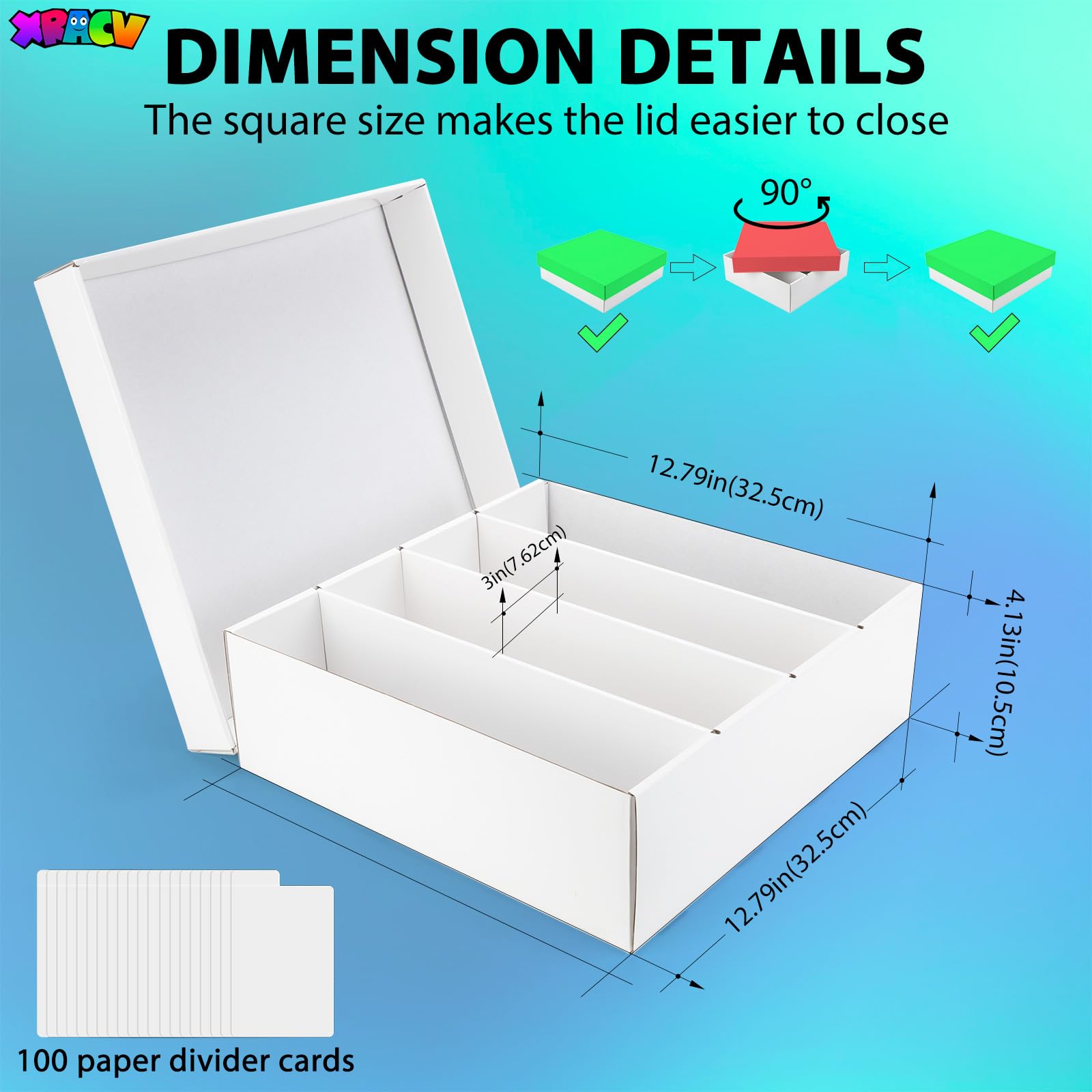 XRACV waterproof surface protects cards from moisture and dust.