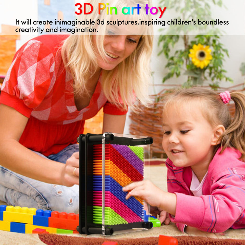 Xsltkby 3D Pin Art Toy packaging preview, gift-ready and colorful
