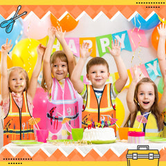 Orange Xtinmee vest high visibility for safe outdoor activities