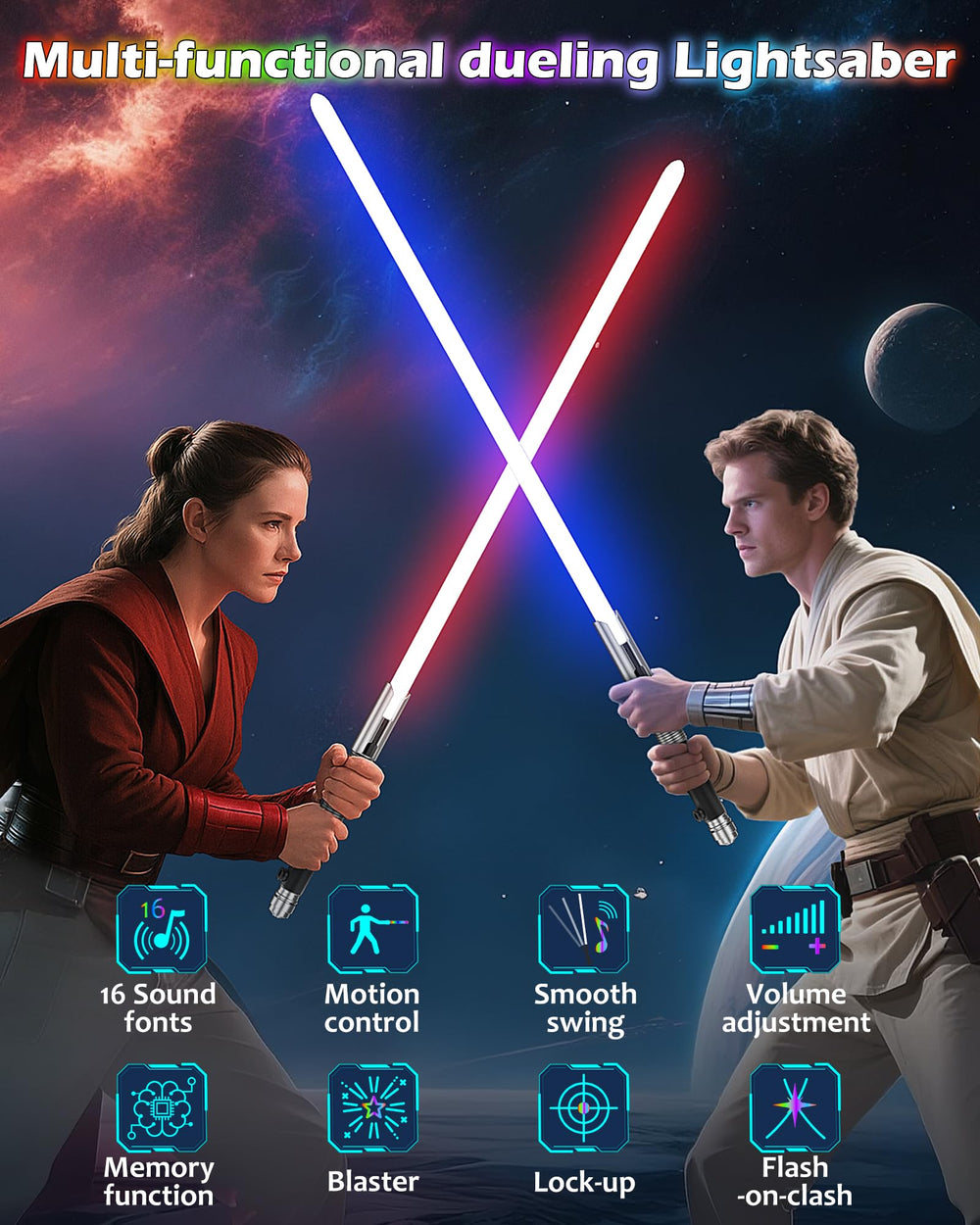 X-TREXSABER Cal Kestis dueling action showcases sturdy build for battles