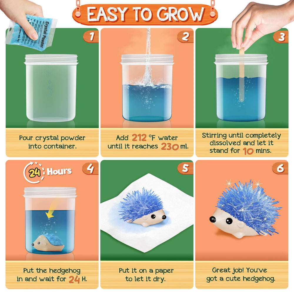 XX Crystal Growing Kit stirring sticks support precise mixing for young scientists