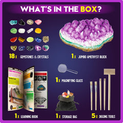 XX Gift-ready Gemstone Dig Kit box for gifting