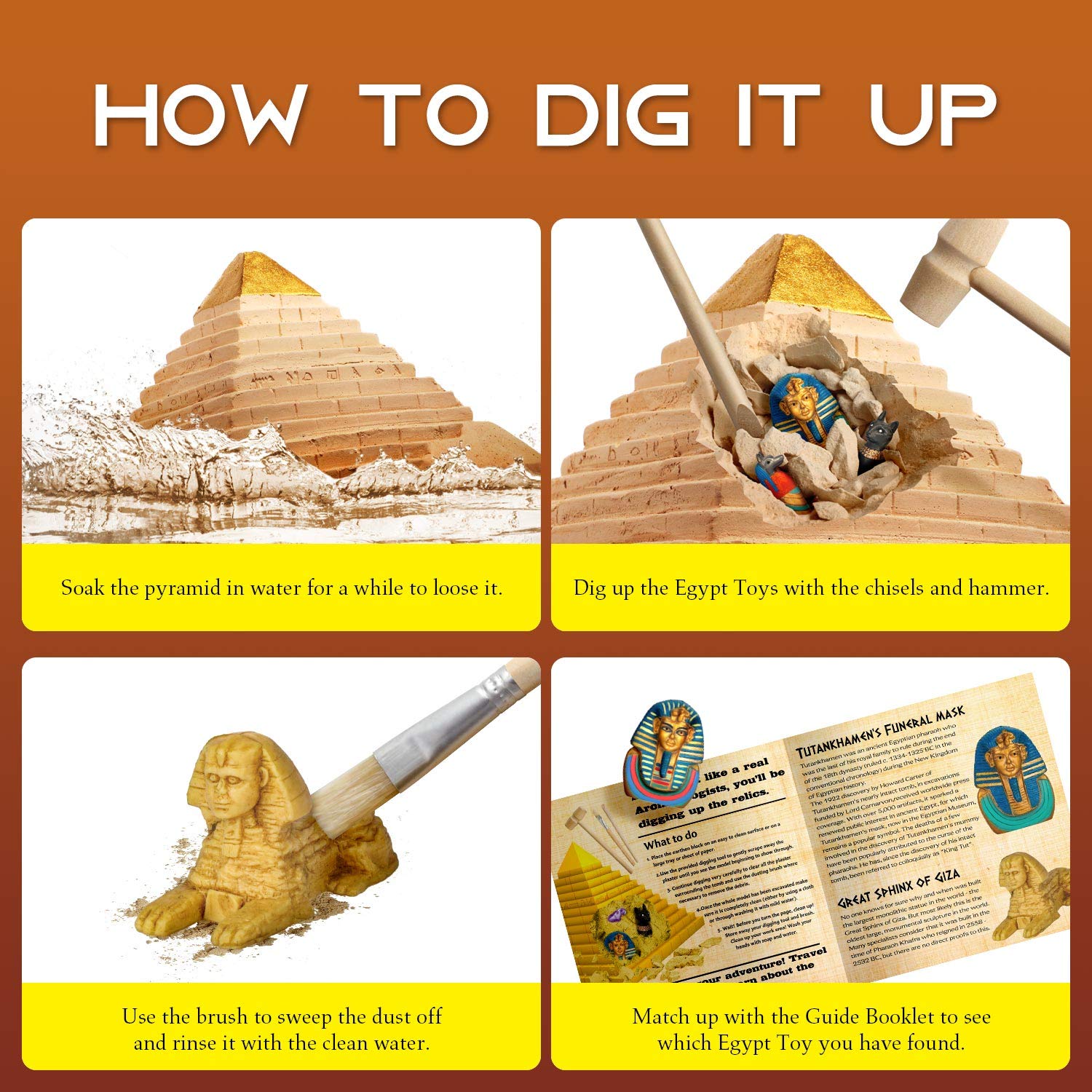 XX Pyramids Dig Kit adventure guide supports structured exploration