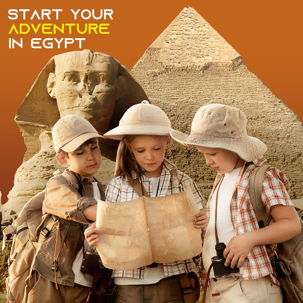 XX Pyramids Dig Kit sun god figure inspires ancient Egypt storytelling