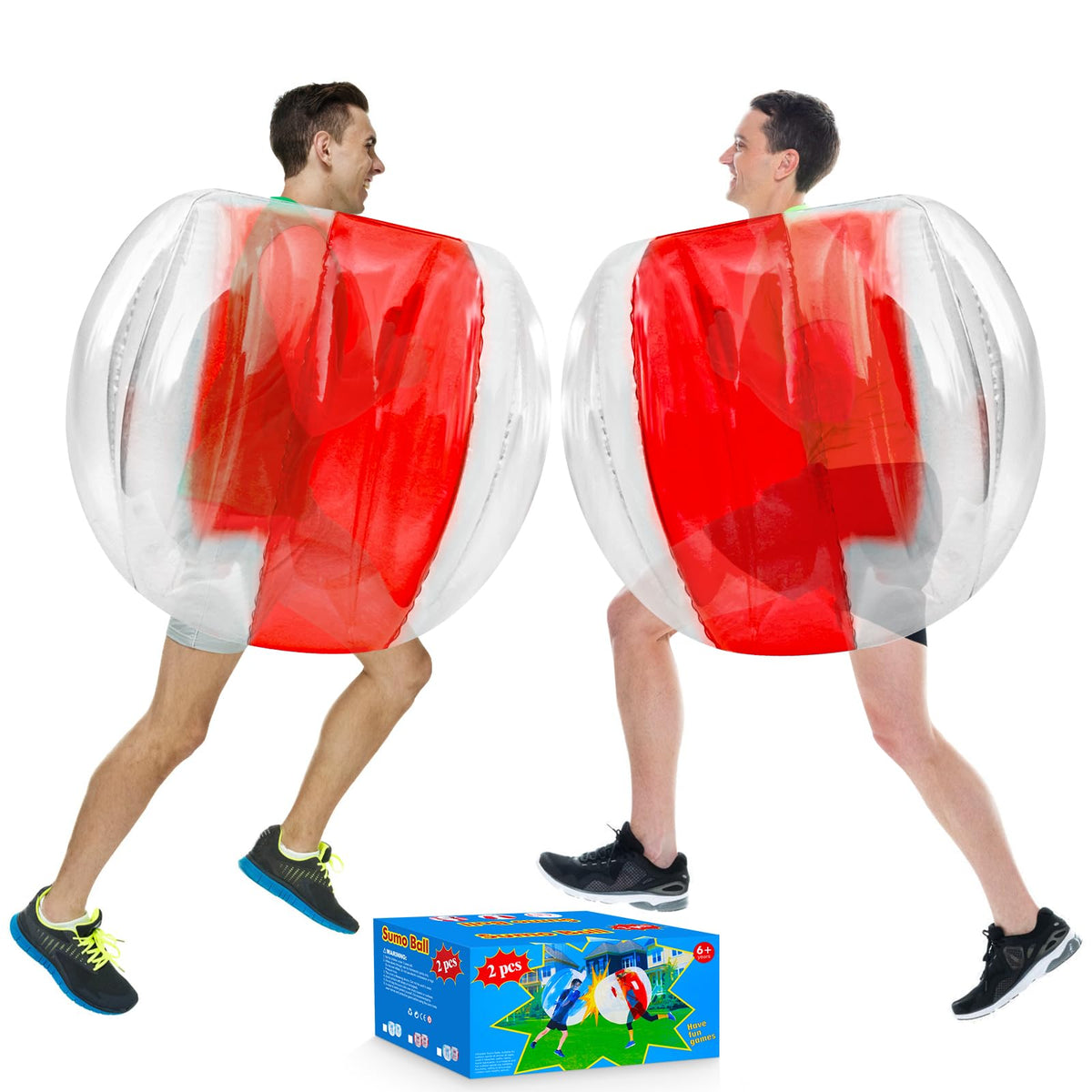 XXBEN Inflatable bumper balls 47-inch giant ball ideal for family fun and outdoor games