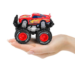 XXHUYAO compact 4.2 x 3.2 x 2.7 inch toy car fits small hands for easy grip.