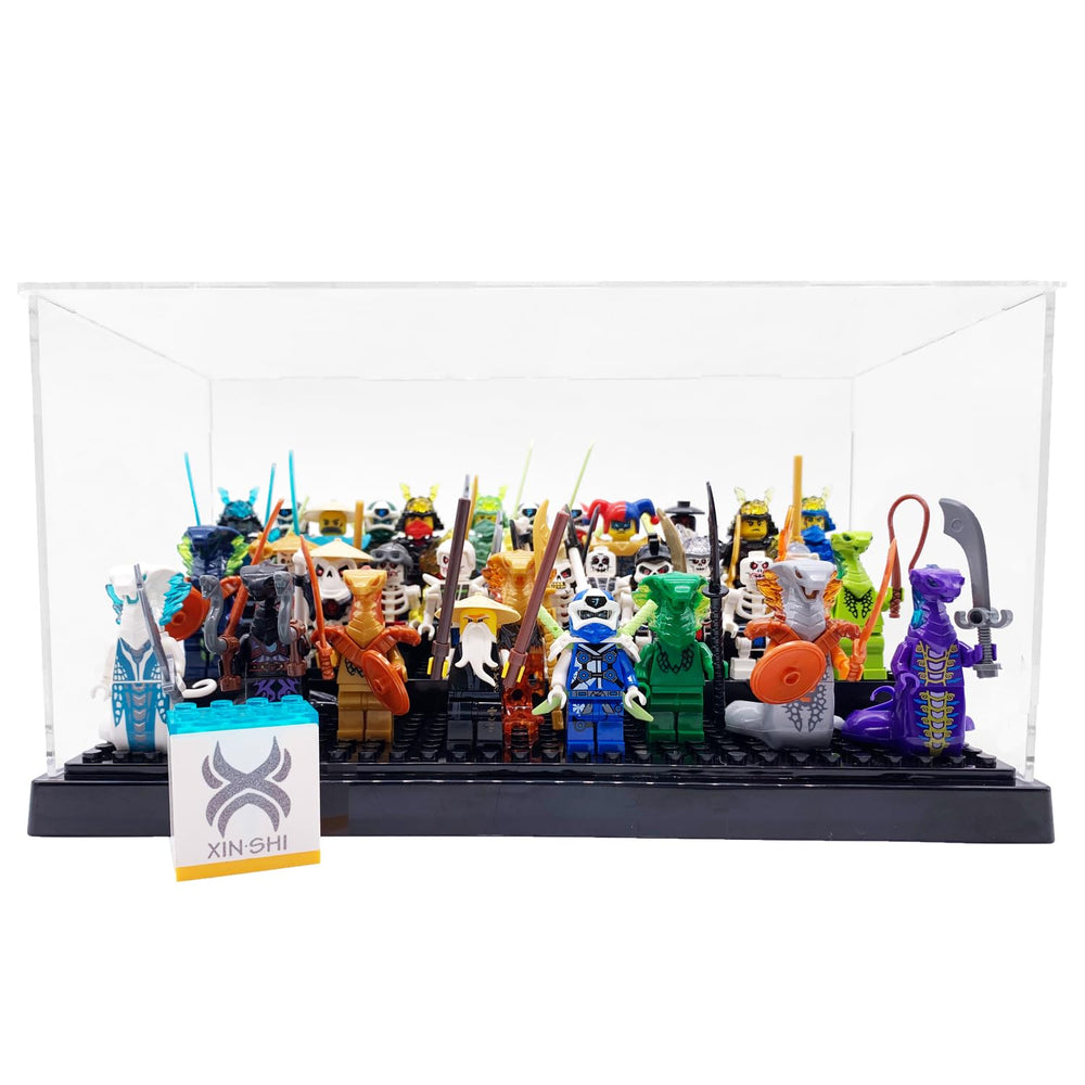 X XIN·SHI wall-mount friendly design saves desk space for collectors.