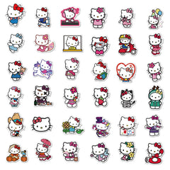 XXMML Hello Kitty skateboard and notebook decoration ideas