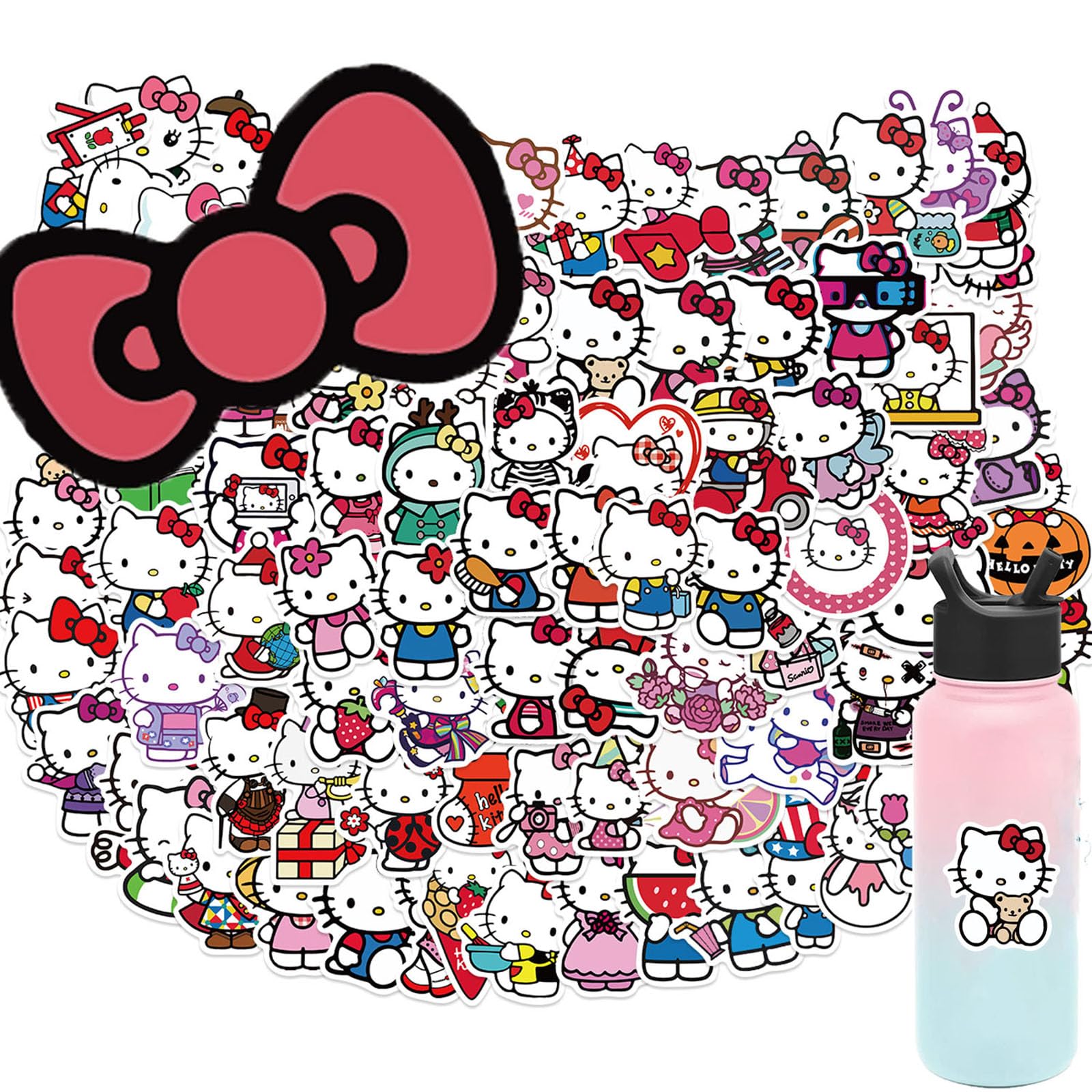 XXMML Hello Kitty travel-case decoration for backpacks and luggage