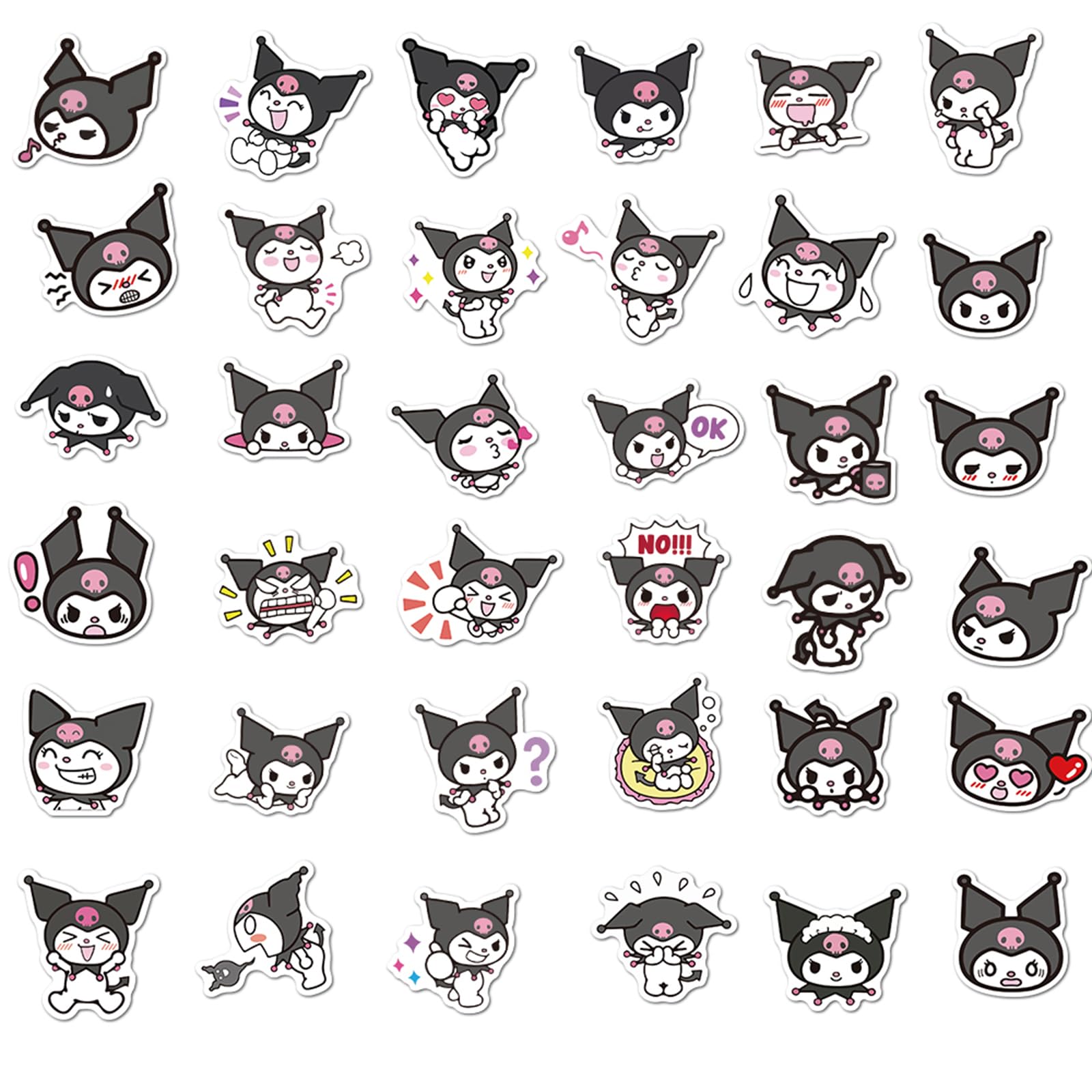 XXMML Kuromi sticker packaging display ready for gifting or resale