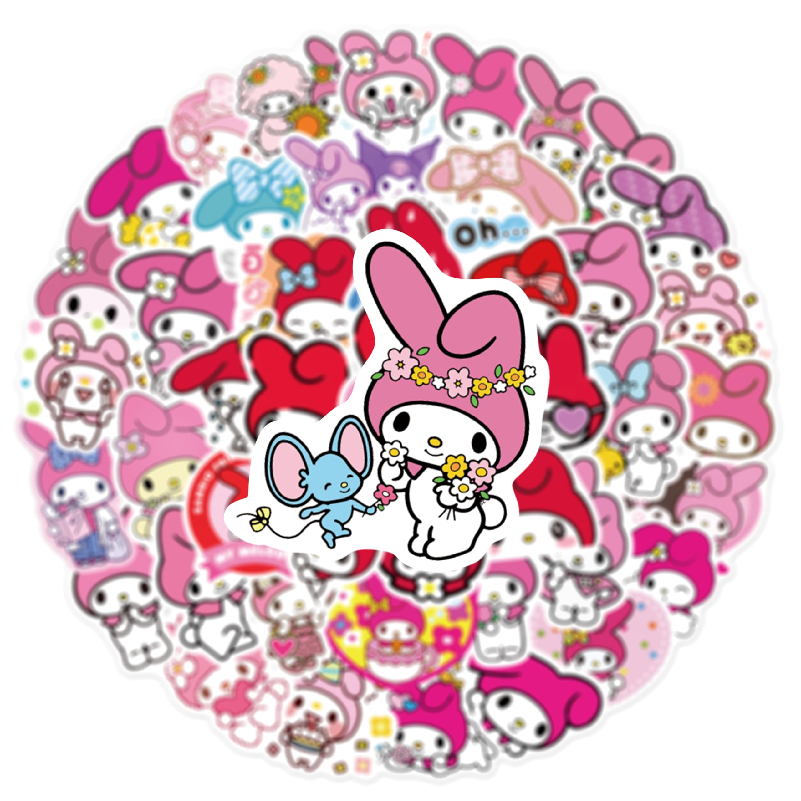 XXMML Mymelody stickers on guitar add personality and style.