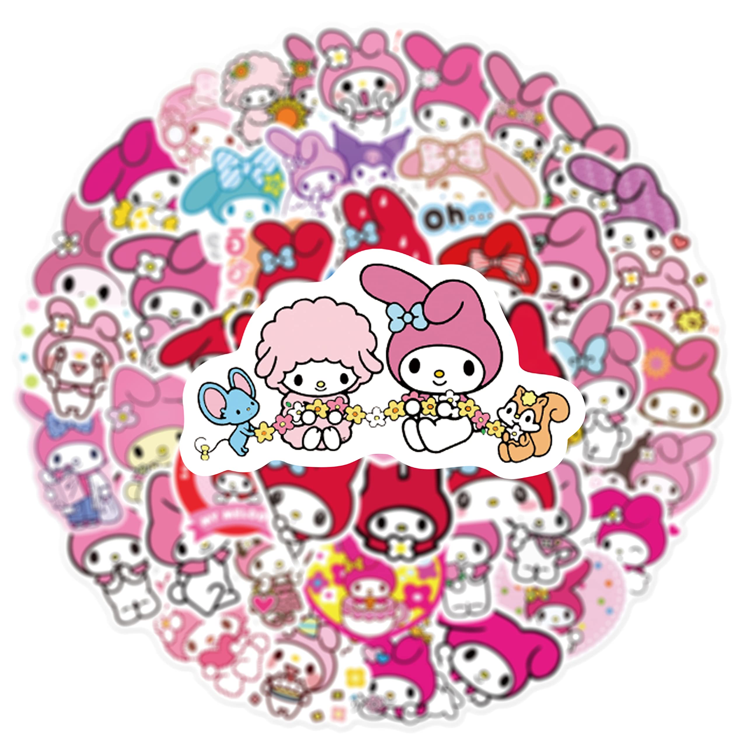 XXMML Mymelody stickers on notebook brighten ideas with personality.