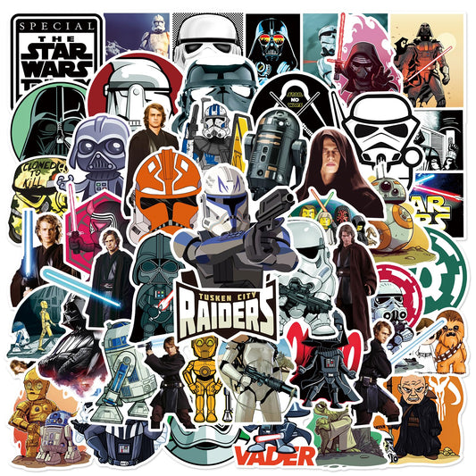 XXMML Star Wars stickers on a phone, durable customization.