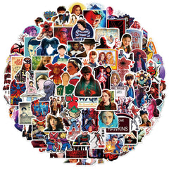 XXMML Stranger Things Season 5 stickers pack for laptops with durable waterproof vinyl.