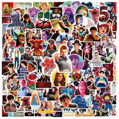 XXMML waterproof vinyl stickers, 100pcs, ideal for travel cases and outdoor gear.