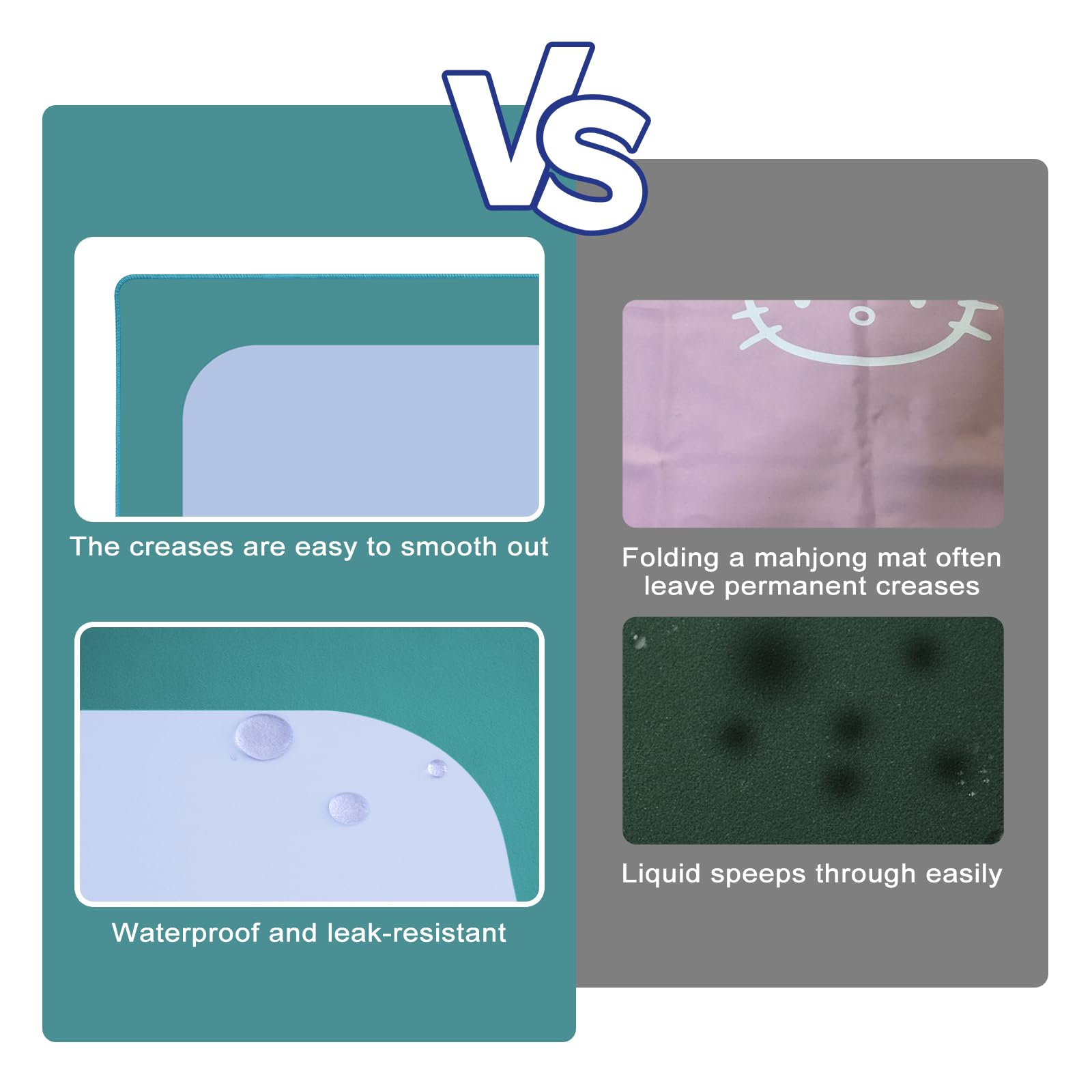 XXSTAR mat is waterproof and easy to wipe clean after use.