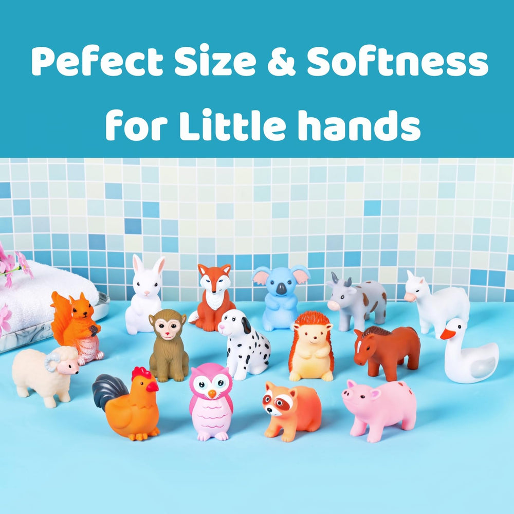 XY-WQ no-hole bath toys C2 colorful animals encourage imaginative play