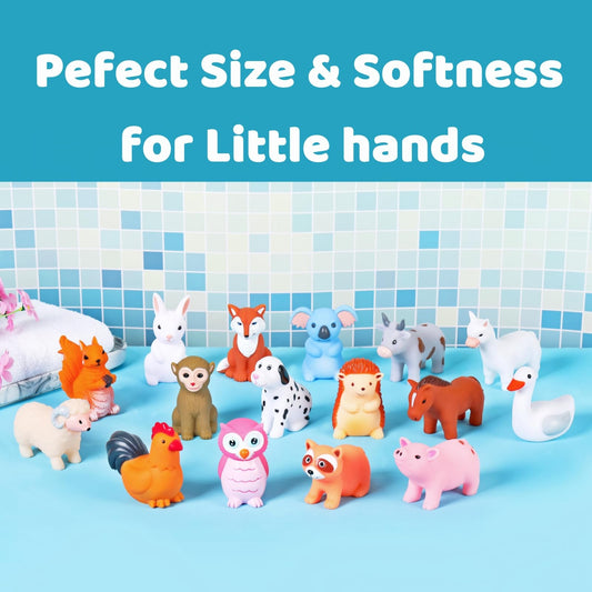 XY-WQ no-hole bath toys C2 colorful animals encourage imaginative play