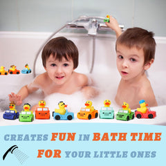 XY-WQ Jeep rubber duck for bath time fun and outdoor play