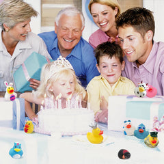 XY-WQ party favors featuring 50 colorful ducks for celebrations.