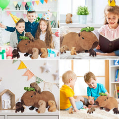 XYHQYB Capybara soft travel companion plush ideal for trips and on the go comfort.