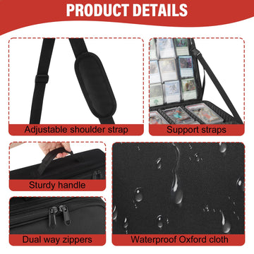 Xykzra adjustable shoulder strap provides comfortable, hands-free transport.