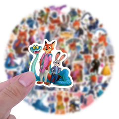 XYLL Zootopia stickers for helmets add fun, expressive style to headgear