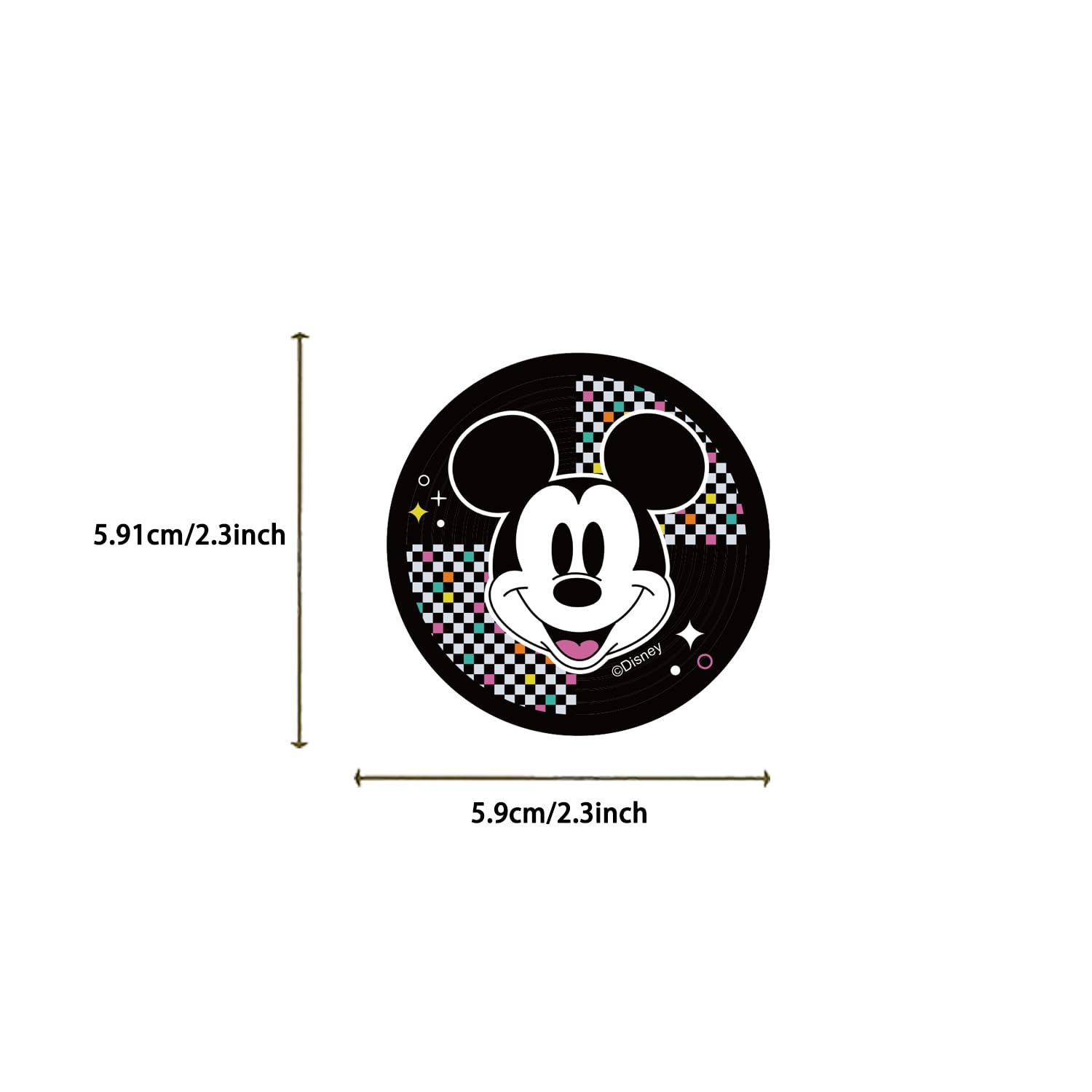 XYLL Mickey Mouse sticker for notebooks and travel cases with bold designs