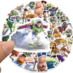 XYLL Toy Story sticker pack on a guitar evokes whimsy and protects surfaces.