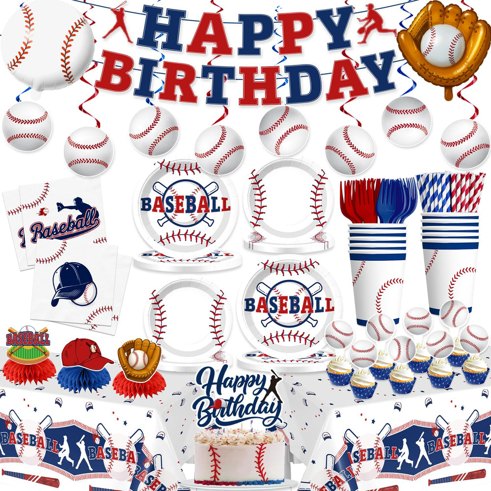 Xynic baseball banner decor to energize party welcome and photo moments.
